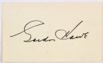 1970s Gordie Howe Detroit Red Wings Signed 3" x 5" Notecard (JSA)