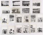 1954-57 circa Baseball 3.25 x 4.5 Snapshot Collection - Lot of 270 w/ Hank Aaron, Jackie Robinson, Roberto Clemente, Willie Mays & More