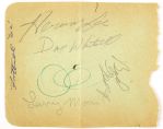1960's-2000's Football Memorabilia Collection - Lot of 9 w/ Don Hutson, Sam Baugh & Bronko Nagurski Signed Notecards (JSA)  