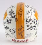 1995 Tennessee Volunteers Team Signed Mini Helmet w/ 32 Signatures Including Peyton Manning, Leonard Little, Peerless Price & More 
