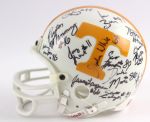 1995 Tennessee Volunteers Team Signed Mini Helmet w/ 32 Signatures Including Peyton Manning, Leonard Little, Peerless Price & More 