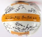 1995 Tennessee Volunteers Team Signed Mini Helmet w/ 32 Signatures Including Peyton Manning, Leonard Little, Peerless Price & More 
