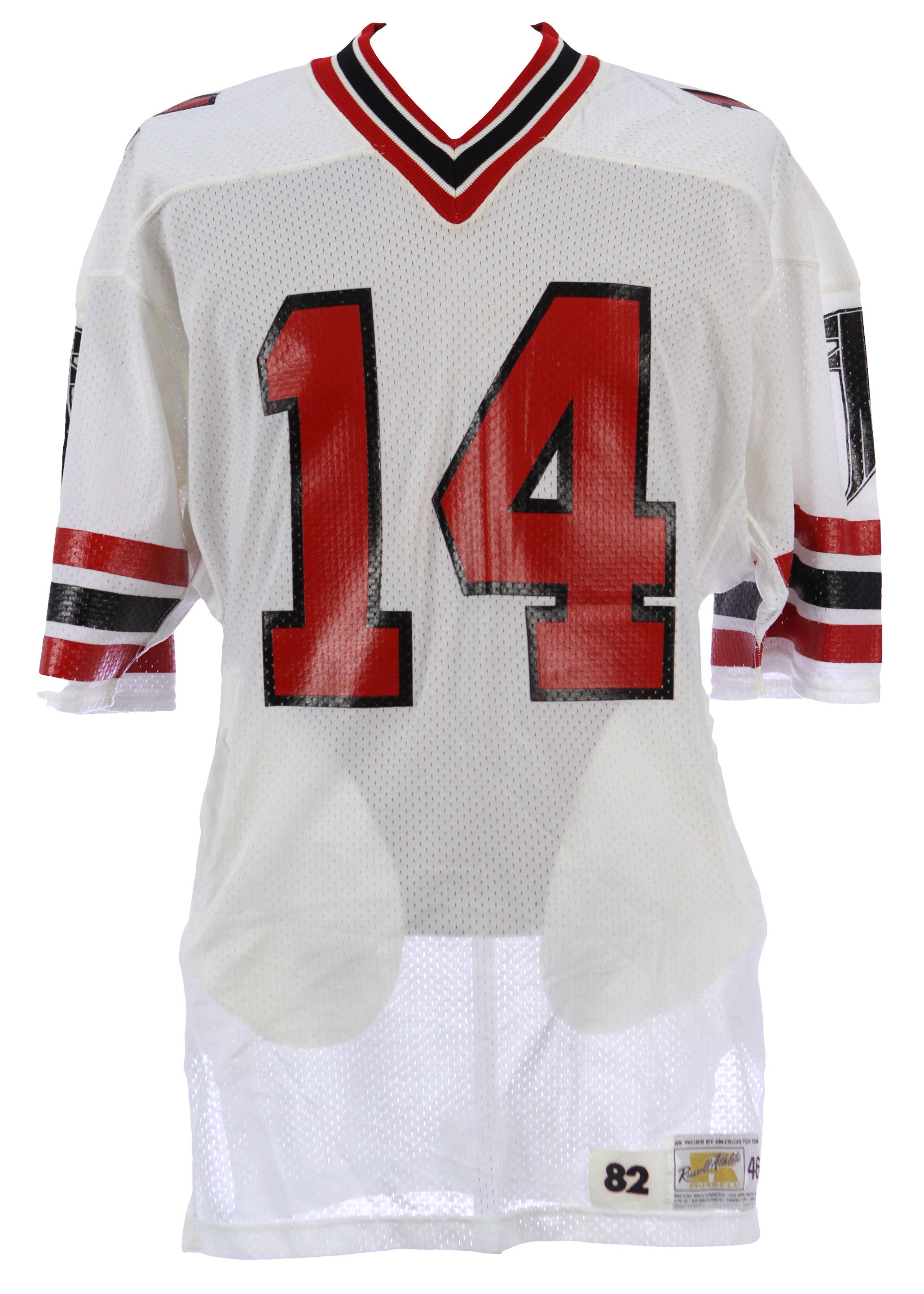 atlanta falcons game used jersey