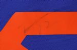 2011-12 Landry Fields New York Knicks Signed Reversible Practice Jersey (MEARS LOA/Steiner)