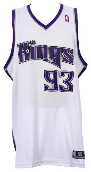 2006-08 Ron Artest Sacramento Kings Signed Jersey (JSA/Bobcats COA)