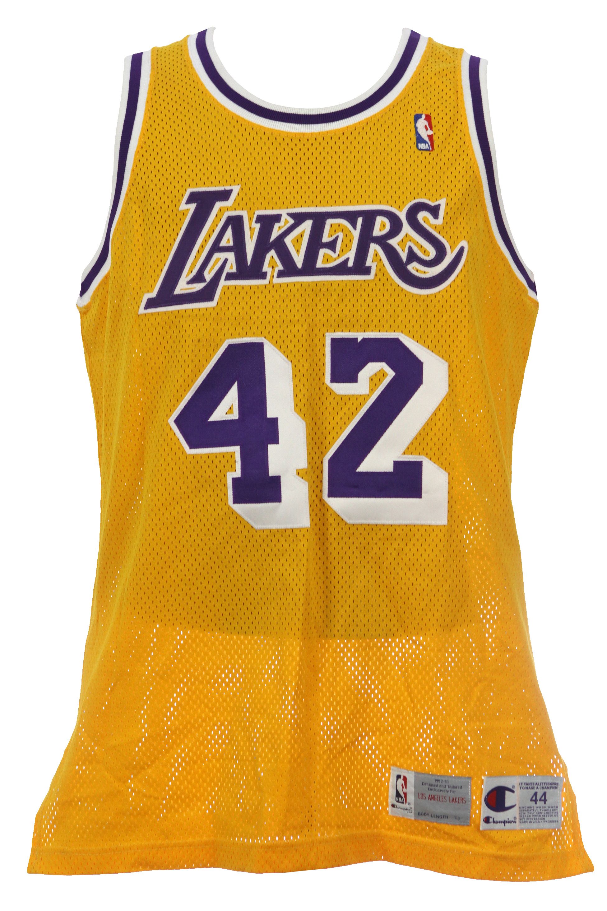 Lot Detail - 1993-94 James Worthy Los Angeles Lakers Game-Used