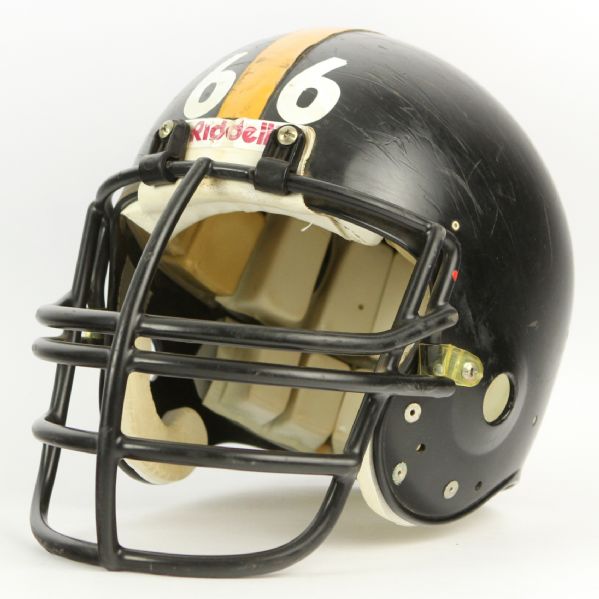 steelers game worn helmet