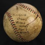 1925 (October 13) Pittsburgh Pirates Washington Senators Multi Signed ONL Heydler Forbes Field World Series Game Used Baseball w/ Kiki Cuyler, Pie Traynor, Max Carey & More (JSA Full Letter/MEARS LOA)