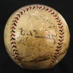 1925 (October 13) Pittsburgh Pirates Washington Senators Multi Signed ONL Heydler Forbes Field World Series Game Used Baseball w/ Kiki Cuyler, Pie Traynor, Max Carey & More (JSA Full Letter/MEARS LOA)