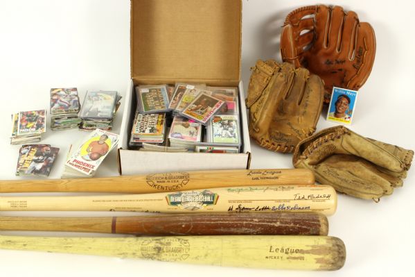 1950s-2000s Baseball Football Basketball Hockey Wrestling Memorabilia Collection - Lot of 2,500+ w/ Negro League Signed Bat, Trading Cards & More (JSA)