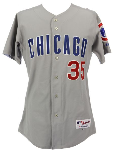 2006 Chris Speier Chicago Cubs Game Worn Road Jersey (MEARS LOA/Team Tag)