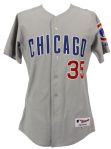 2006 Chris Speier Chicago Cubs Game Worn Road Jersey (MEARS LOA/Team Tag)