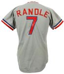1974 Lenny Randle Texas Rangers Game Worn Road Jersey (MEARS LOA)
