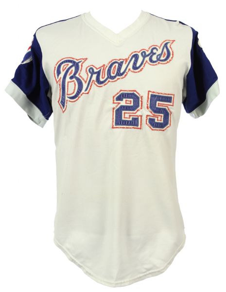 1974 Gary Gentry Atlanta Braves Game Worn Home Jersey (MEARS LOA)