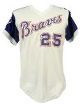 1974 Gary Gentry Atlanta Braves Game Worn Home Jersey (MEARS LOA)