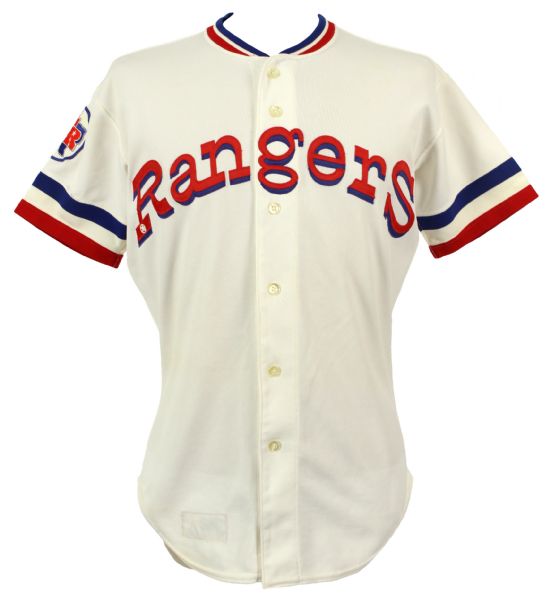 1981 Wayne Tolleson Texas Rangers Game Worn Home Jersey (MEARS LOA)