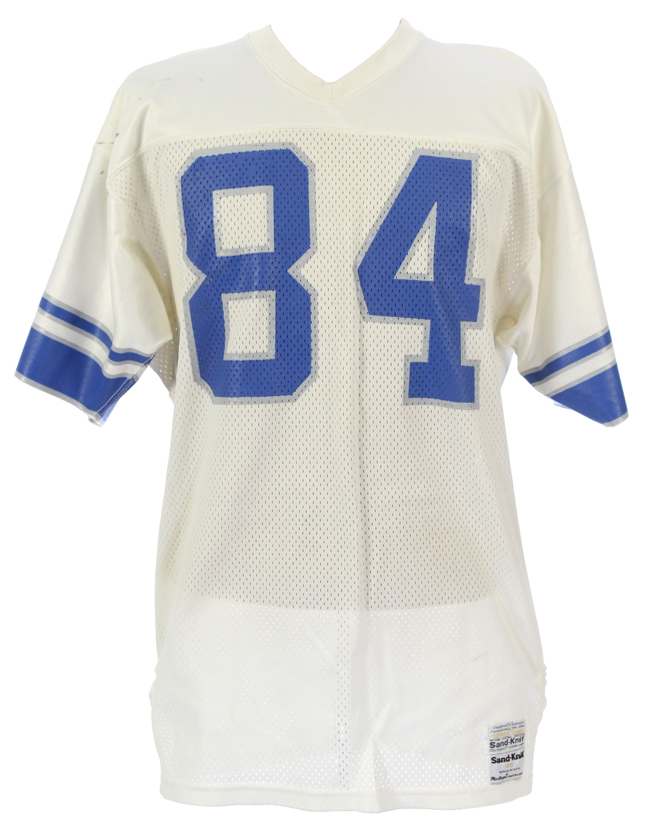 detroit lions game used jersey
