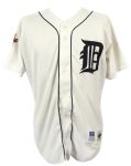 2001 (post 9/11) Randall Simon Detroit Tigers Game Worn Home Jersey (MEARS LOA)