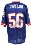2000's Lawrence Taylor New York Giants Signed Mitchell & Ness 1986 Throwback Jersey *JSA*