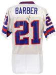2000's Tiki Barber New York Giants Signed Jersey (JSA)