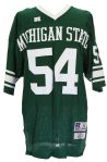2000s Carl Banks Michigan State Spartans Signed Collegiate Legends Throwback Jersey (JSA)