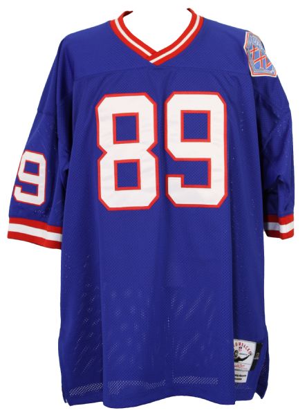 1990 Mark Bavaro New York Giants Signed Mitchell & Ness Jersey w/ Super Bowl XXV Patch (JSA)