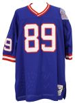 1990 Mark Bavaro New York Giants Signed Mitchell & Ness Jersey w/ Super Bowl XXV Patch (JSA)