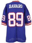 1990 Mark Bavaro New York Giants Signed Mitchell & Ness Jersey w/ Super Bowl XXV Patch (JSA)