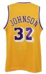 2000s Magic Johnson Los Angeles Lakers Signed Jersey (Steiner)