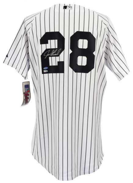 2010 Joe Girardi New York Yankees Signed Jersey (Steiner/MLB Hologram)