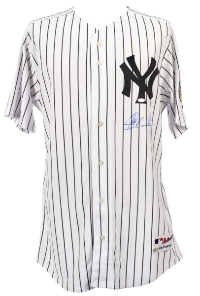 2009 Joba Chamberlain New York Yankees Signed Jersey w/ Yankee Stadium Inaugural Season Patch (Steiner/MLB Hologram)