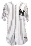 2009 Joba Chamberlain New York Yankees Signed Jersey w/ Yankee Stadium Inaugural Season Patch (Steiner/MLB Hologram)
