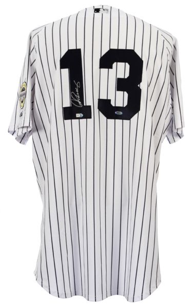 2009 Alex Rodriguez New York Yankees Signed Jersey w/ World Series & Yankee Stadium Inaugural Season Patches (Steiner/MLB Hologram)