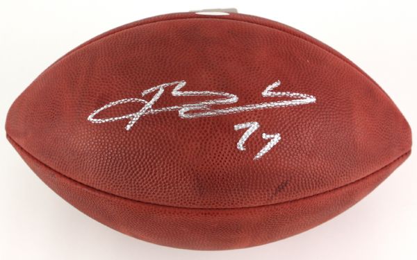 2006-11 Brandon Jacobs New York Giants Signed Football (Steiner)