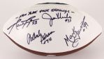 1990s Mark Gastineau Joe Klecko Marty Lyons Abdul Salaam New York Sack Exchange Signed New York Jets Football *JSA*