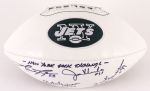 1990's Mark Gastineau Joe Klecko Marty Lyons Abdul Salaam New York Sack Exchange Signed New York Jets Football *JSA*