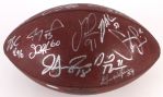 2007 (October 7) New York Giants New York Jets Giants Stadium Multi Signed Game Used Football w/ 14 Signatures Including Aaron Ross, Justin Tuck & More (MEARS LOA/JSA Full Letter/Steiner)