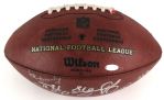 2007 (October 7) New York Giants New York Jets Giants Stadium Multi Signed Game Used Football w/ 14 Signatures Including Aaron Ross, Justin Tuck & More (MEARS LOA/JSA Full Letter/Steiner)