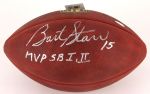 2006-14 Bart Starr Green Bay Packers Signed Football (Steiner)