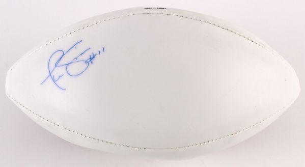 2000s Phil Simms New York Giants Signed Football (JSA)