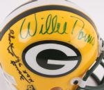 1990's Tony Canadeo Herb Adderley Willie Davis Forrest Gregg Jim Ringo Green Bay Packers Multi Signed Mini Helmet (JSA)