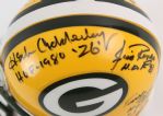 1990's Tony Canadeo Herb Adderley Willie Davis Forrest Gregg Jim Ringo Green Bay Packers Multi Signed Mini Helmet (JSA)