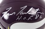 1990's Fran Tarkenton Minnesota Vikings Signed Mini Helmet (JSA)