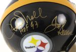 1990's Chuck Noll Joe Greene Mel Blount John Stallworth LC Greenwood Pittsburgh Steelers Multi Signed Mini Helmet (JSA)