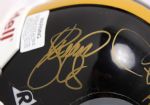 1990's Chuck Noll Joe Greene Mel Blount John Stallworth LC Greenwood Pittsburgh Steelers Multi Signed Mini Helmet (JSA)