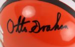 1990's Otto Graham Cleveland Browns Signed Mini Helmet (JSA)