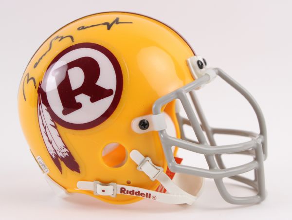 1990s Sammy Baugh Washington Redskins Signed Mini Helmet (JSA)