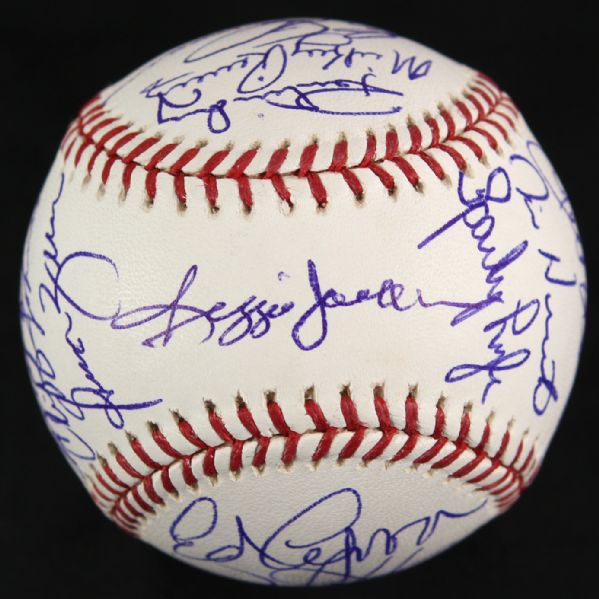 1978 World Series Champion New York Yankees Multi Signed OML Selig Baseball w/ 23 Signatures Including Reggie Jackson, Goose Gossage, Bucky Dent & More (JSA Full Letter)