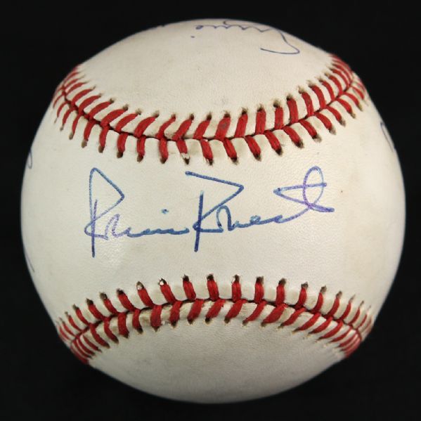 1987-88 Sandy Koufax Ernie Banks Robin Roberts Rick Ferrell Willie Stargell Multi Signed ONL Giamatti Baseball *JSA*