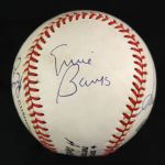1987-88 Sandy Koufax Ernie Banks Robin Roberts Rick Ferrell Willie Stargell Multi Signed ONL Giamatti Baseball *JSA*